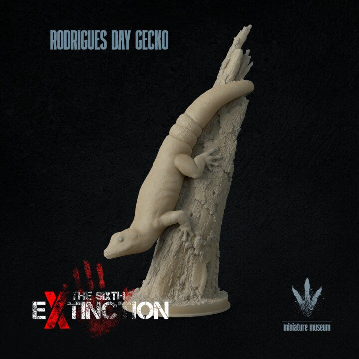 Rodrigues day gecko : Climbing - UNPAINTED - Miniature Museum