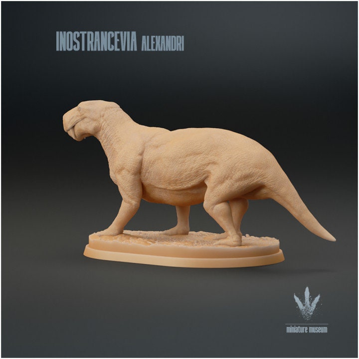 Inostrancevia alexandri : The Ancient Saber-tooth - UNPAINTED - Miniature Museum