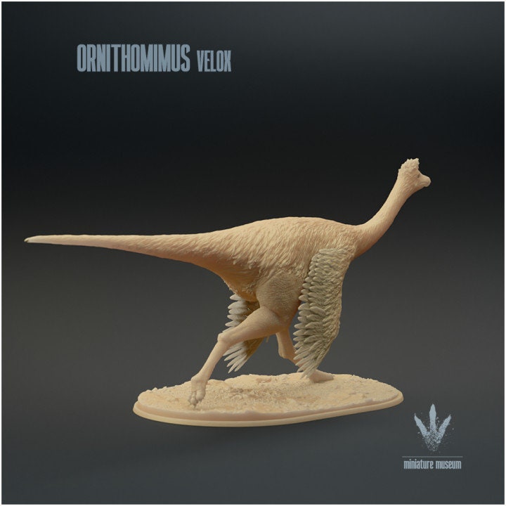 Ornithomimus velox : Running - UNPAINTED - Miniature Museum