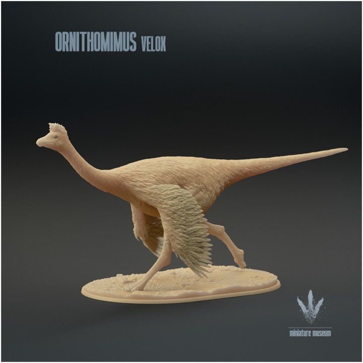 Ornithomimus velox : Running - UNPAINTED - Miniature Museum