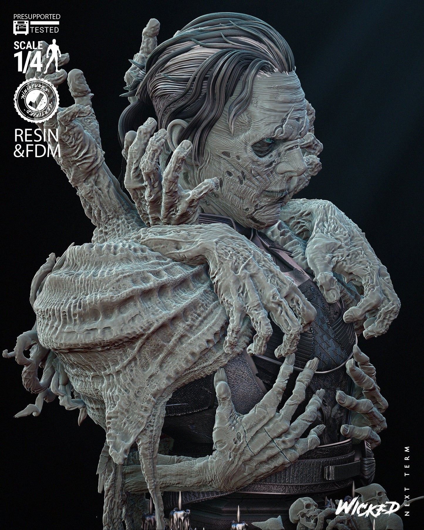 Dead Strange Bust - UNPAINTED FAN ART - Wicked 3d prints