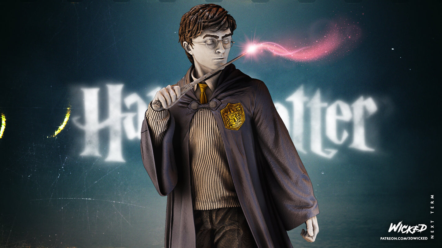 Harry Potter Sculpture - UNPAINTED FAN ART - Wicked 3D Models