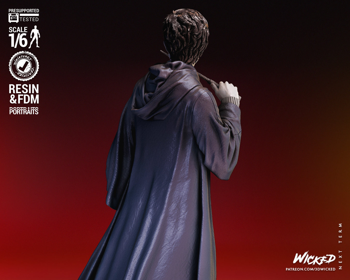 Harry Potter Sculpture - UNPAINTED FAN ART - Wicked 3D Models