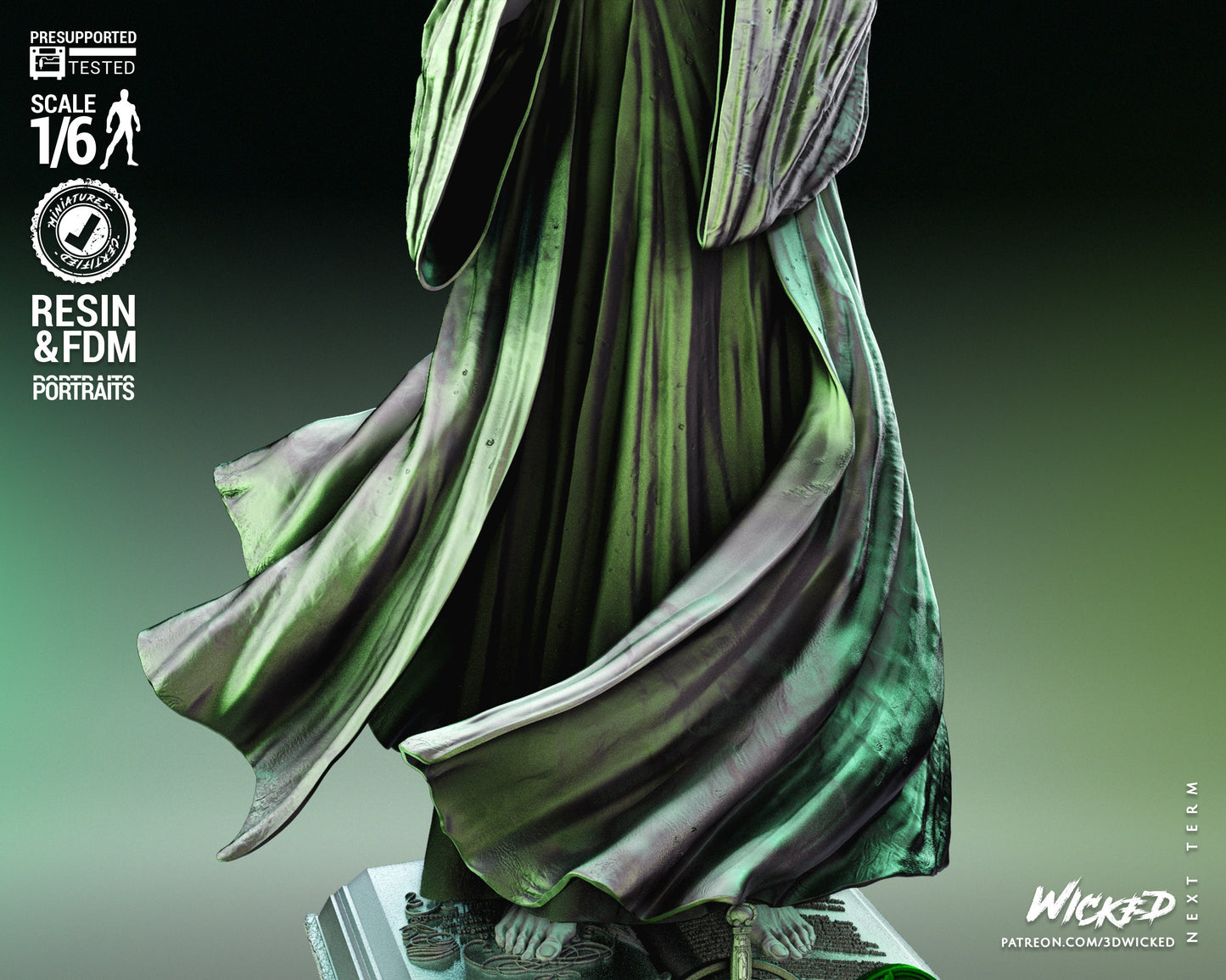 Voldemort Sculpture - UNPAINTED FAN ART - Wicked 3D Models