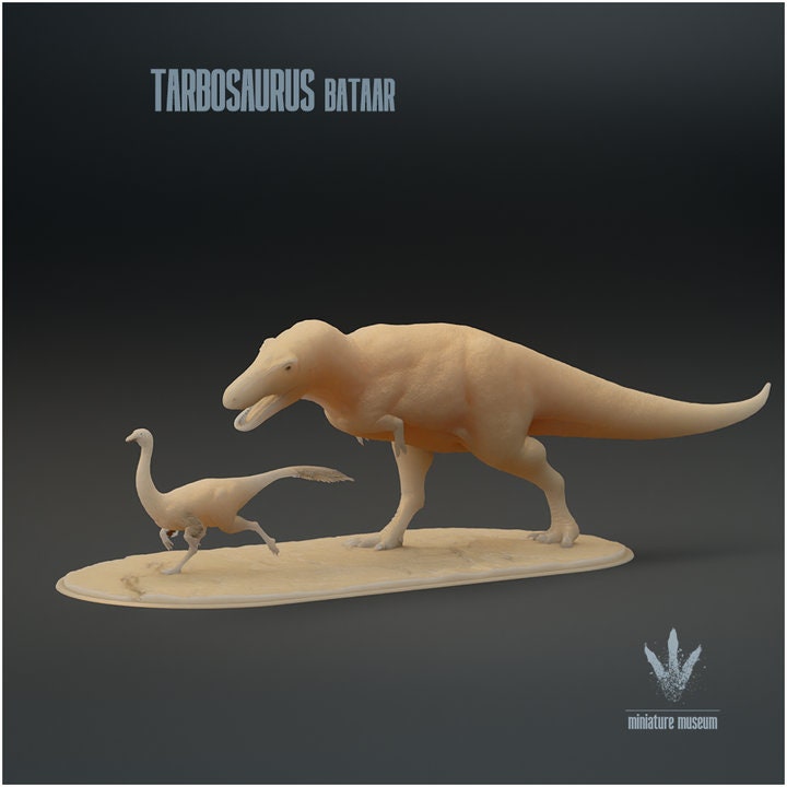 Tarbosaurus bataar : Chase - UNPAINTED - Miniature Museum