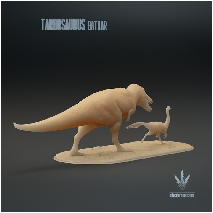 Tarbosaurus bataar : Chase - UNPAINTED - Miniature Museum