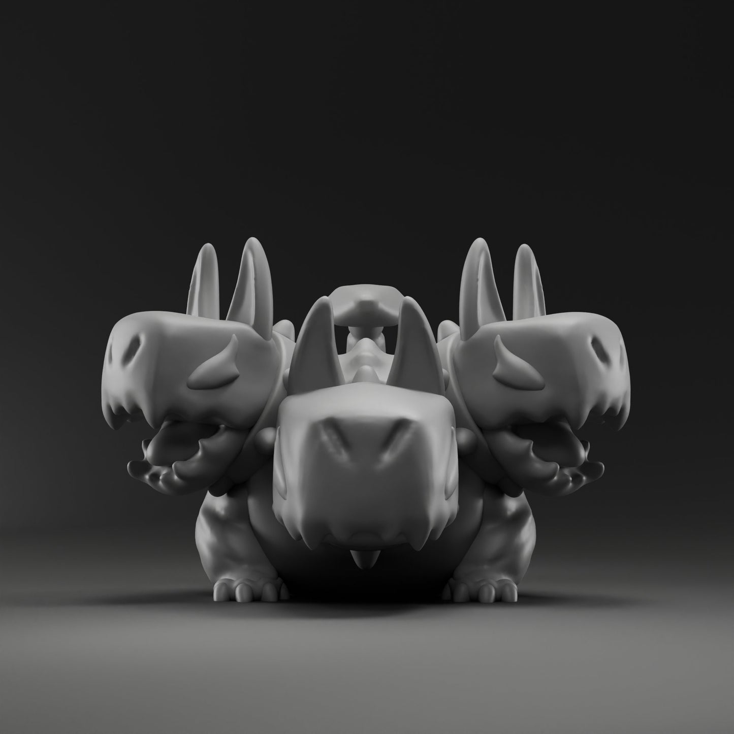 Cerberii - UNPAINTED - Grumpii Art Toy