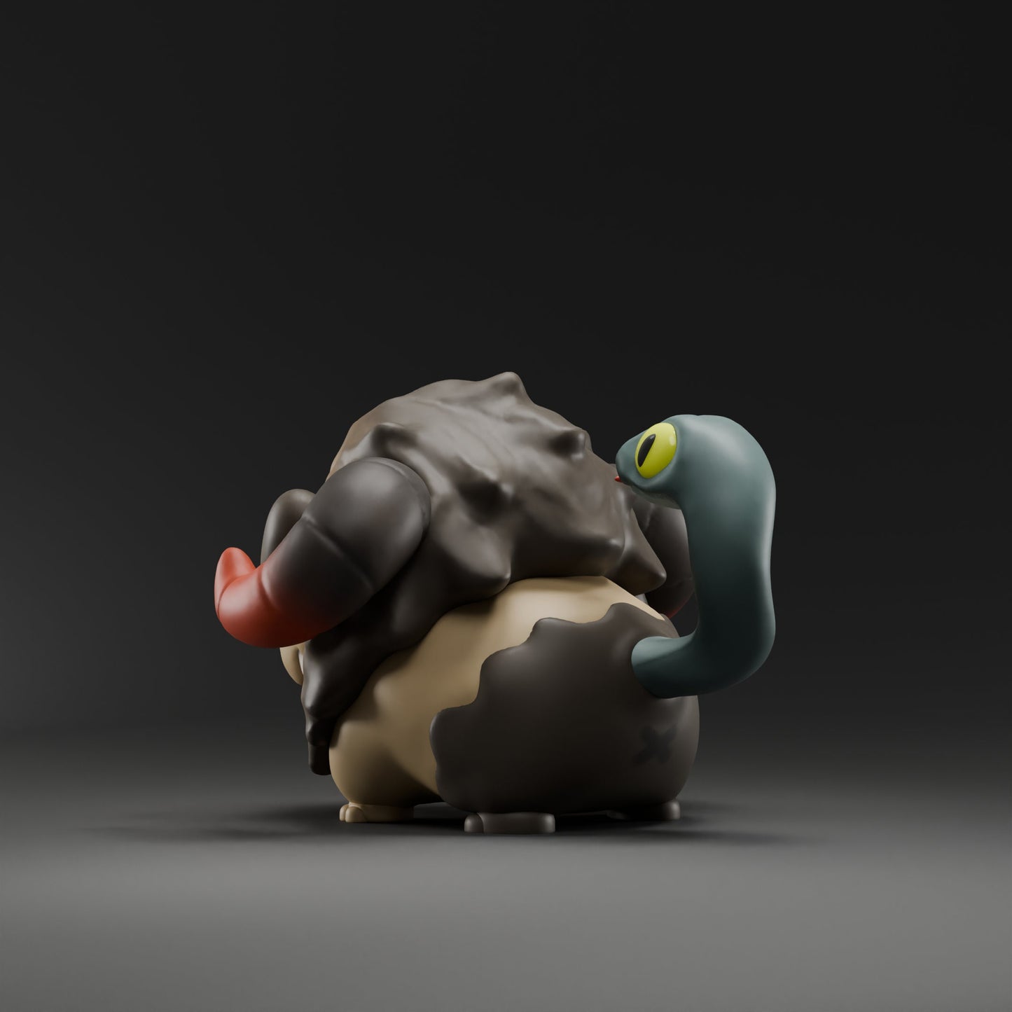 Chimerii - UNPAINTED - Grumpii Art Toy