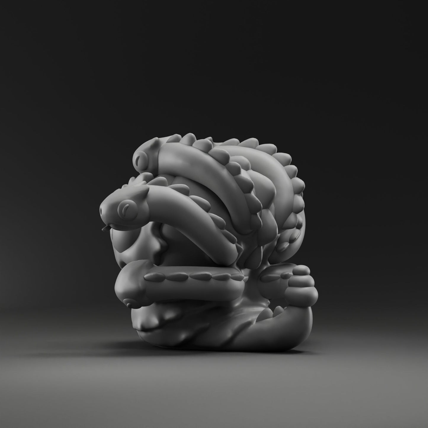 Medusii - UNPAINTED - Grumpii Art Toy