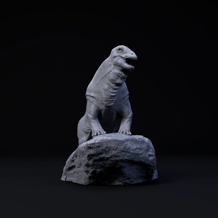 Moschops calling - UNPAINTED - Dino and Dog Miniatures