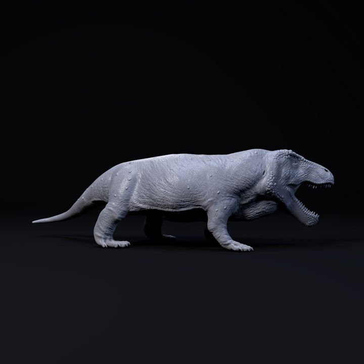 Erythrosuchus walking - UNPAINTED - Dino and Dog Miniatures