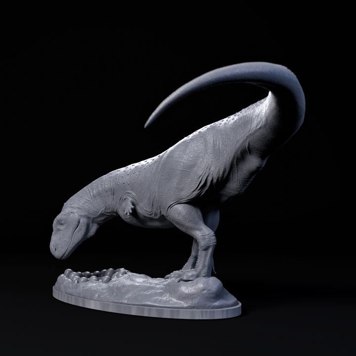 Rajasaurus mother with nest - Dino and Dog Miniatures