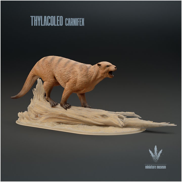 Thylacoleo carnifex : Snarl - UNPAINTED - Miniature Museum