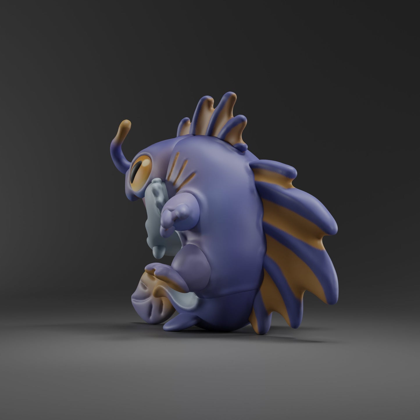 Seakii - UNPAINTED - Grumpii Art Toy