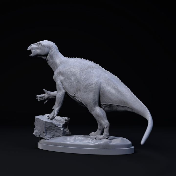 Iguanodon Vocalizing - UNPAINTED - Dino and Dog Miniatures