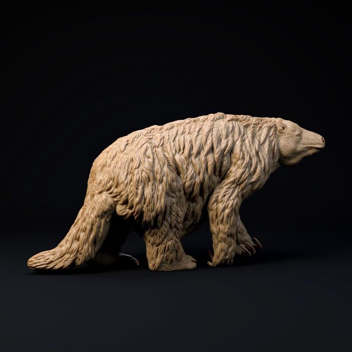Megatherium walking - UNPAINTED - Dino and Dog Miniatures