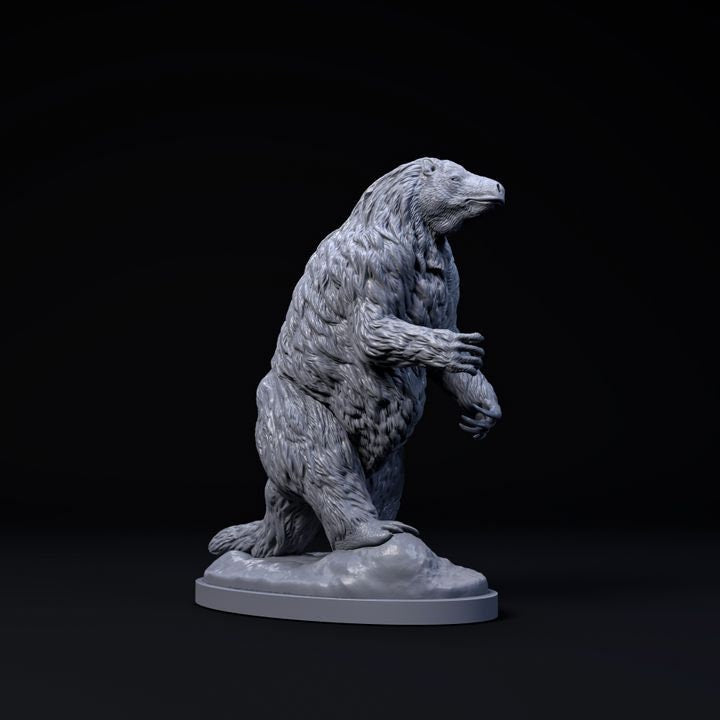 Megatherium walking - UNPAINTED - Dino and Dog Miniatures
