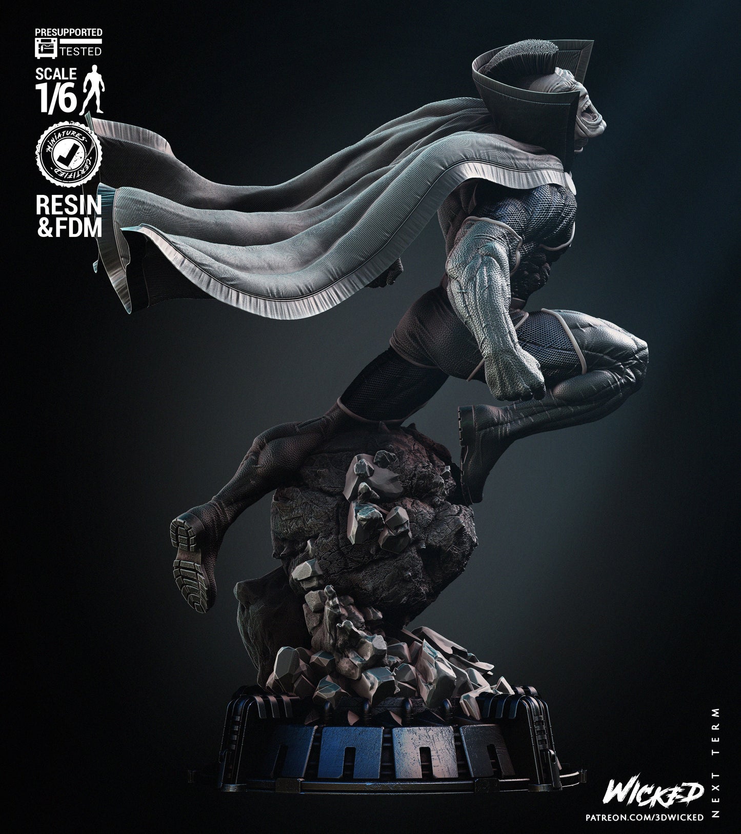 Gladiator Sculpture - UNPAINTED FAN ART - Wicked 3d prints