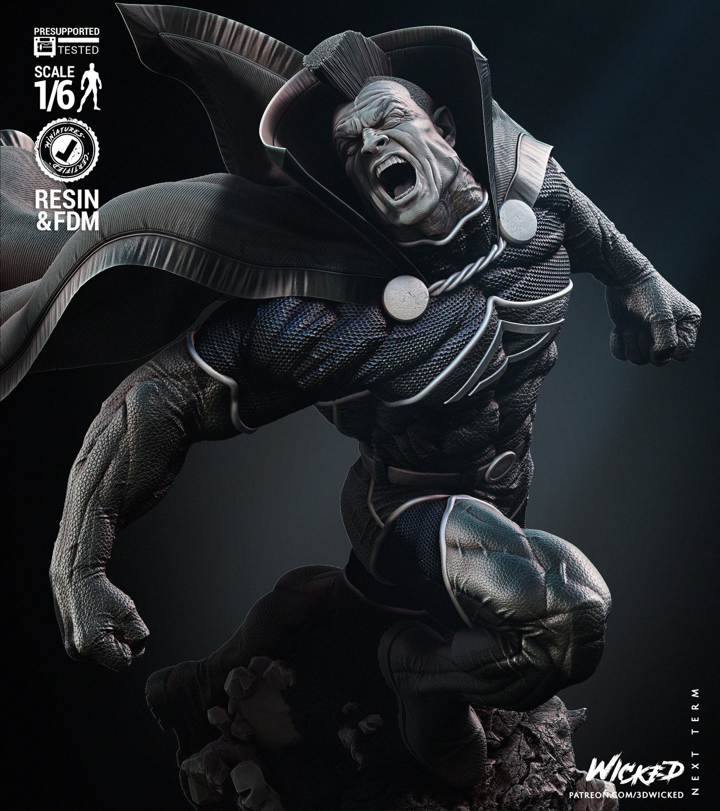 Gladiator Sculpture - UNPAINTED FAN ART - Wicked 3d prints