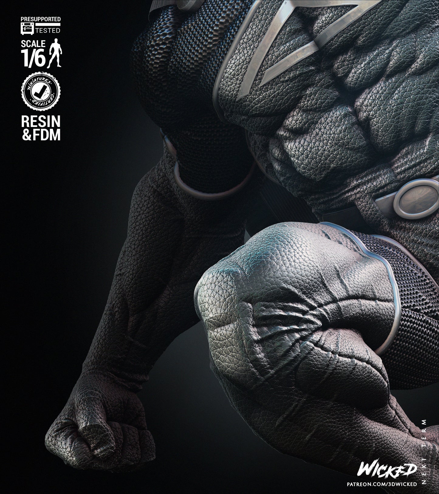 Gladiator Sculpture - UNPAINTED FAN ART - Wicked 3d prints
