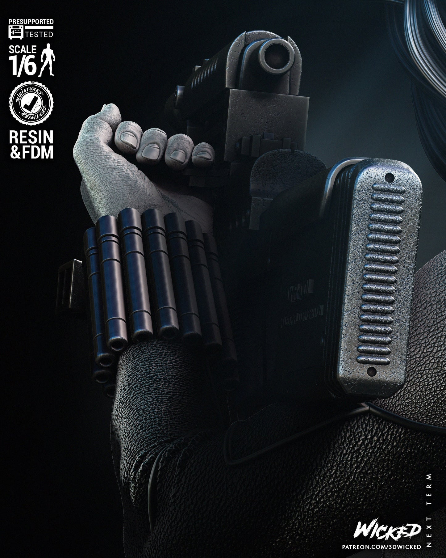 Black Widow - UNPAINTED FAN ART - Wicked 3d prints