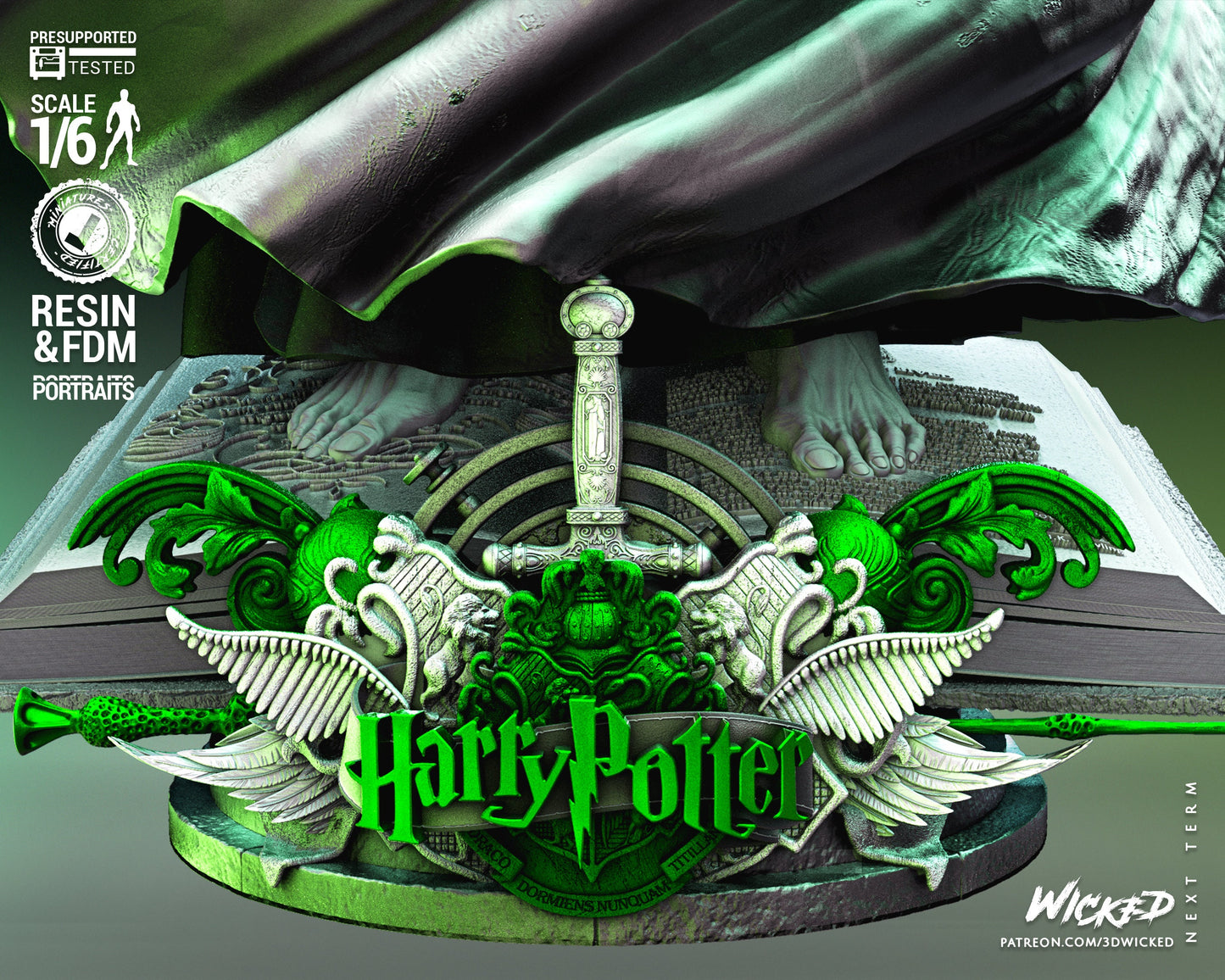Voldemort Sculpture - UNPAINTED FAN ART - Wicked 3D Models