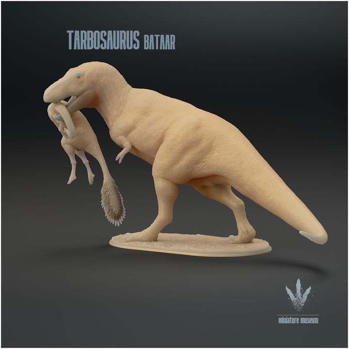 Tarbosaurus bataar : Hunt - UNPAINTED - Miniature Museum