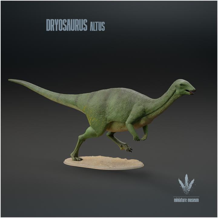 Dryosaurus altus : Running - UNPAINTED - Miniature Museum