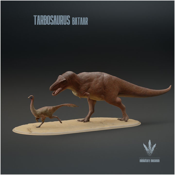 Tarbosaurus bataar : Chase - UNPAINTED - Miniature Museum