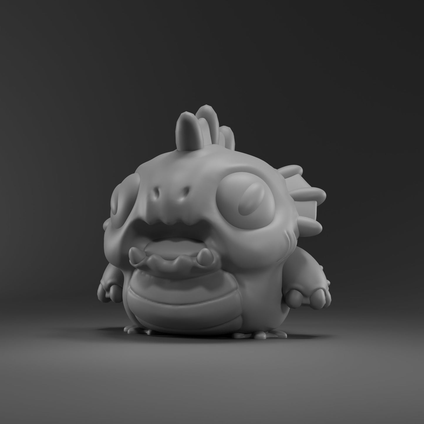 Gillii - UNPAINTED - Grumpii Art Toy