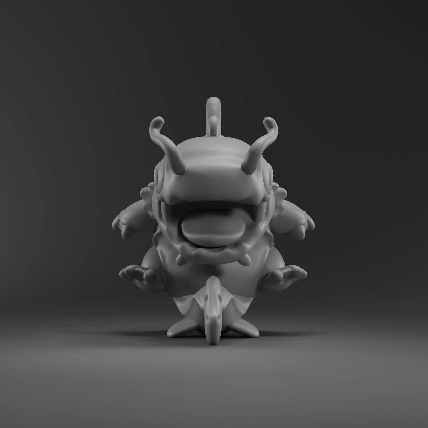 Seakii - UNPAINTED - Grumpii Art Toy