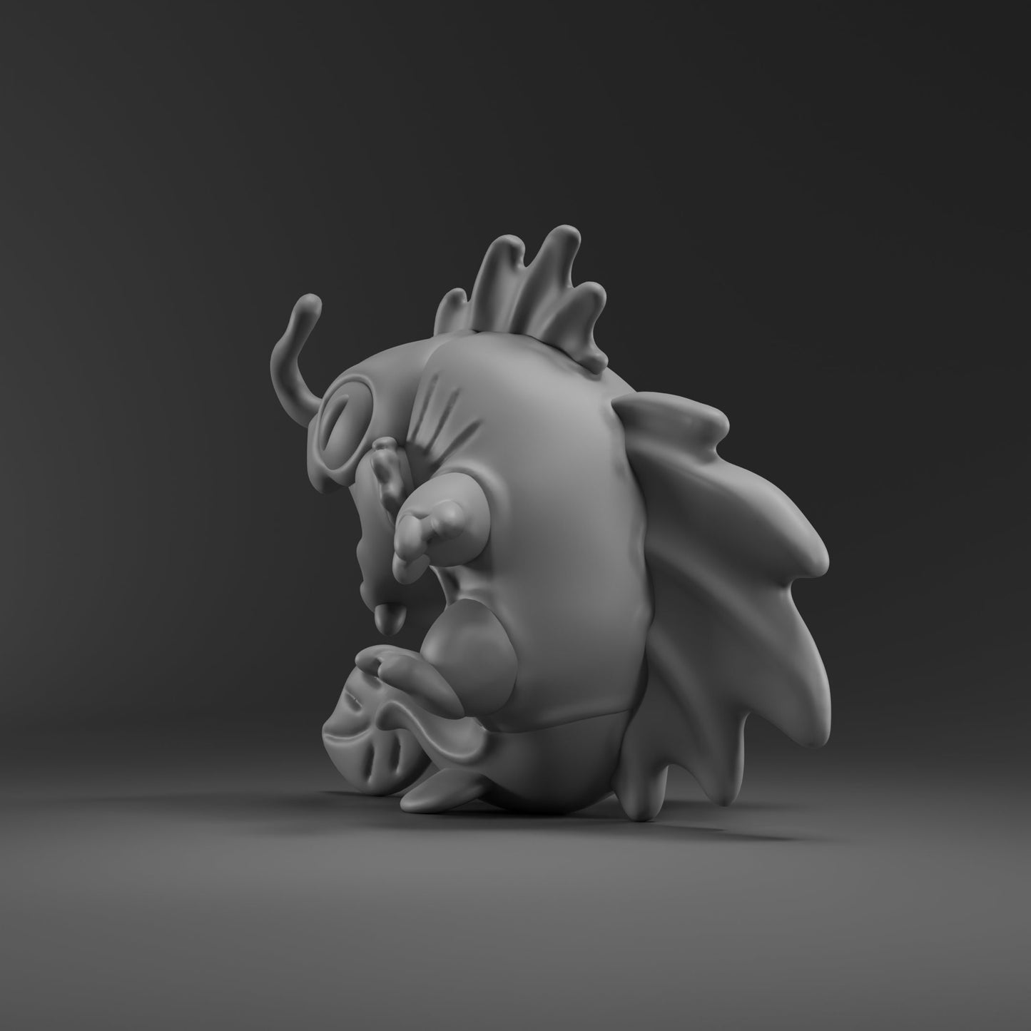 Seakii - UNPAINTED - Grumpii Art Toy