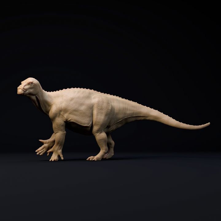 Iguanodon Walking - UNPAINTED - Dino and Dog Miniatures