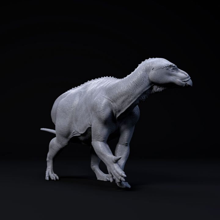 Iguanodon Walking - UNPAINTED - Dino and Dog Miniatures