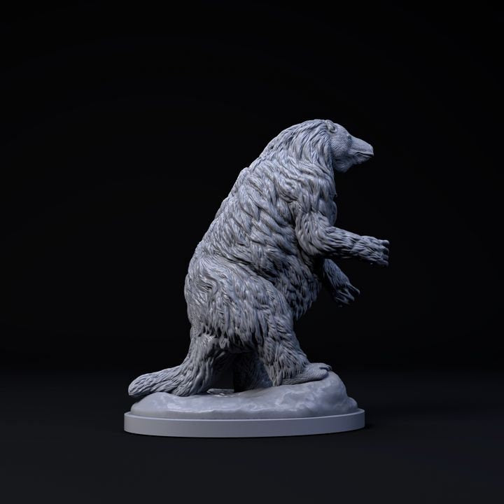 Megatherium walking - UNPAINTED - Dino and Dog Miniatures