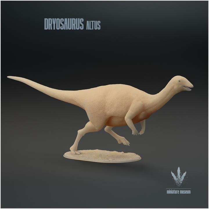 Dryosaurus altus : Running - UNPAINTED - Miniature Museum