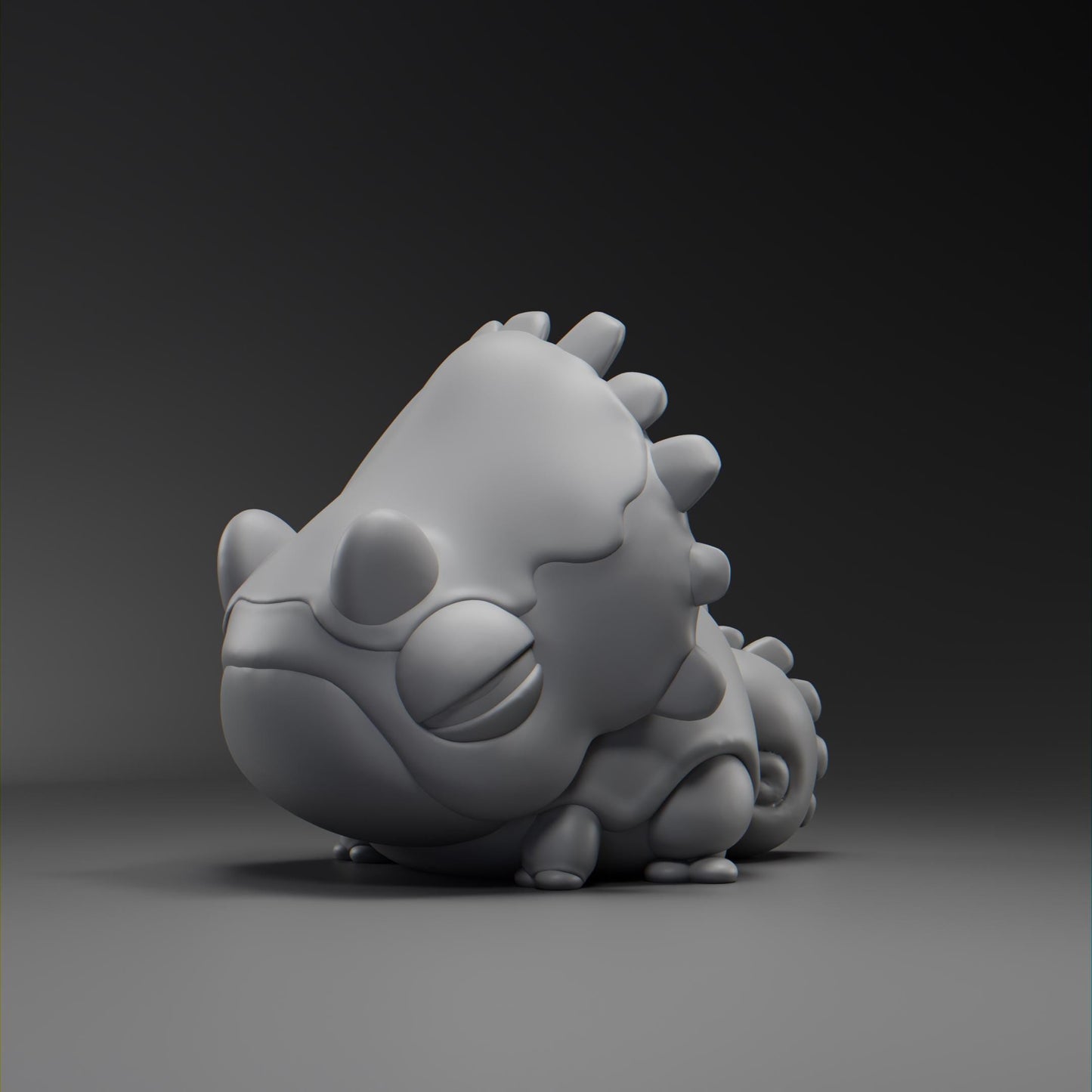 Chamelii - UNPAINTED - Grumpii Art Toy