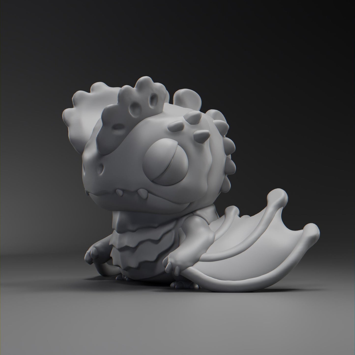 Wyverii - UNPAINTED - Grumpii Art Toy