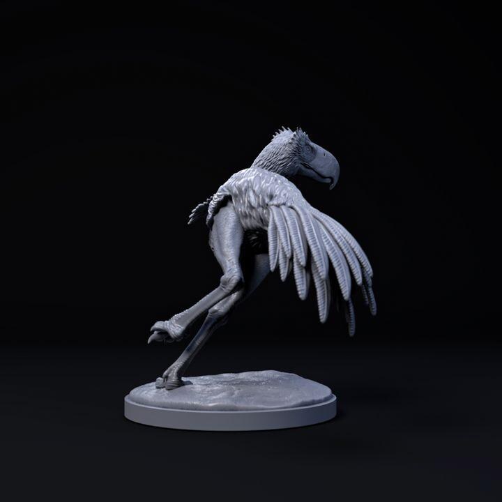 Phorusrhacos Running - UNPAINTED - Dino and Dog Miniatures