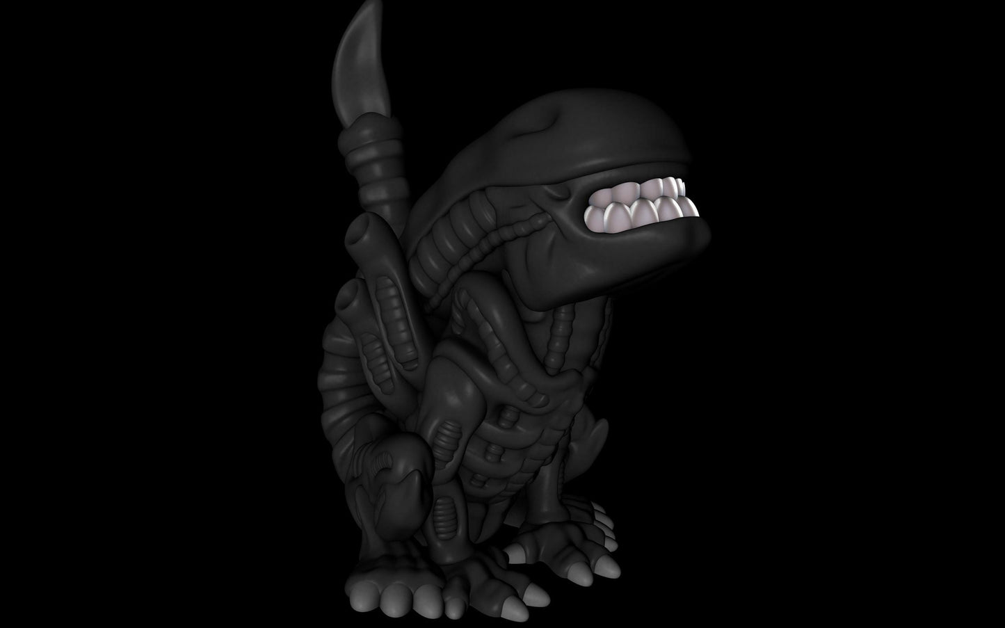Alien Pet - Fan Art - UNPAINTED - Alsamen