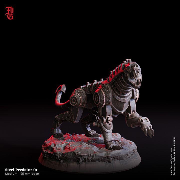 Steel Predators - UNPAINTED - Flesh of Gods