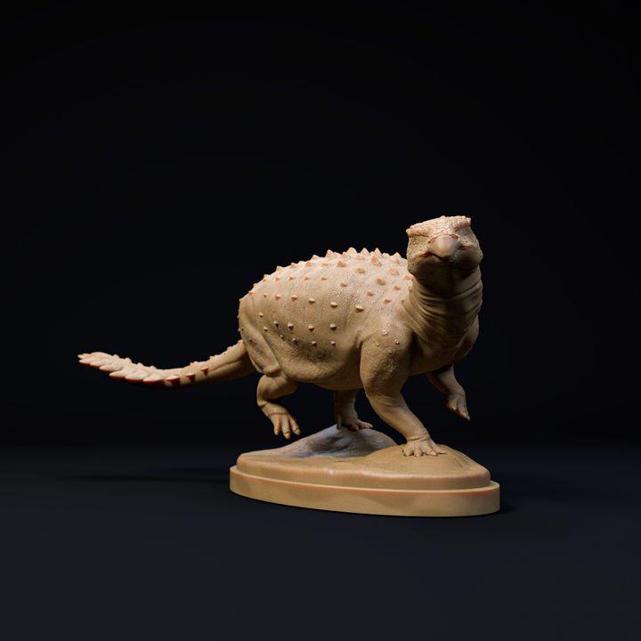 Stegouros walking - Dino and Dog Miniatures