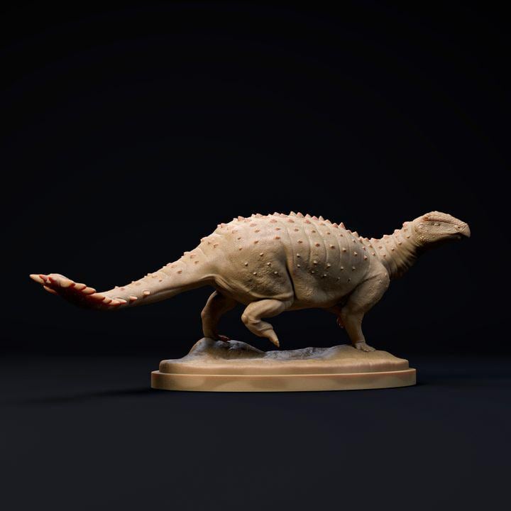 Stegouros walking - Dino and Dog Miniatures