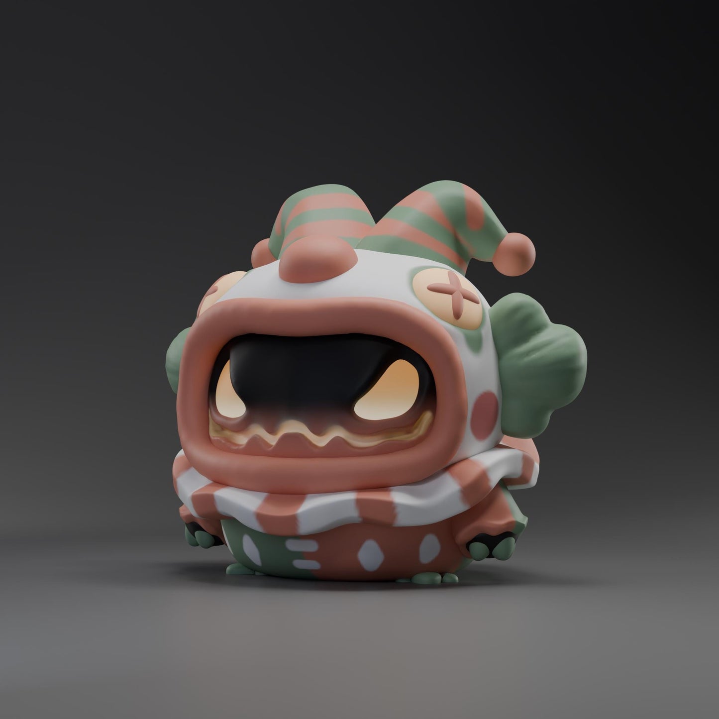 jokii - UNPAINTED - Grumpii Art Toy