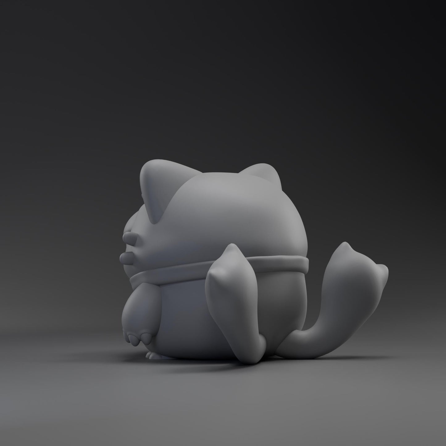 Wispurr - UNPAINTED - Grumpii Art Toy