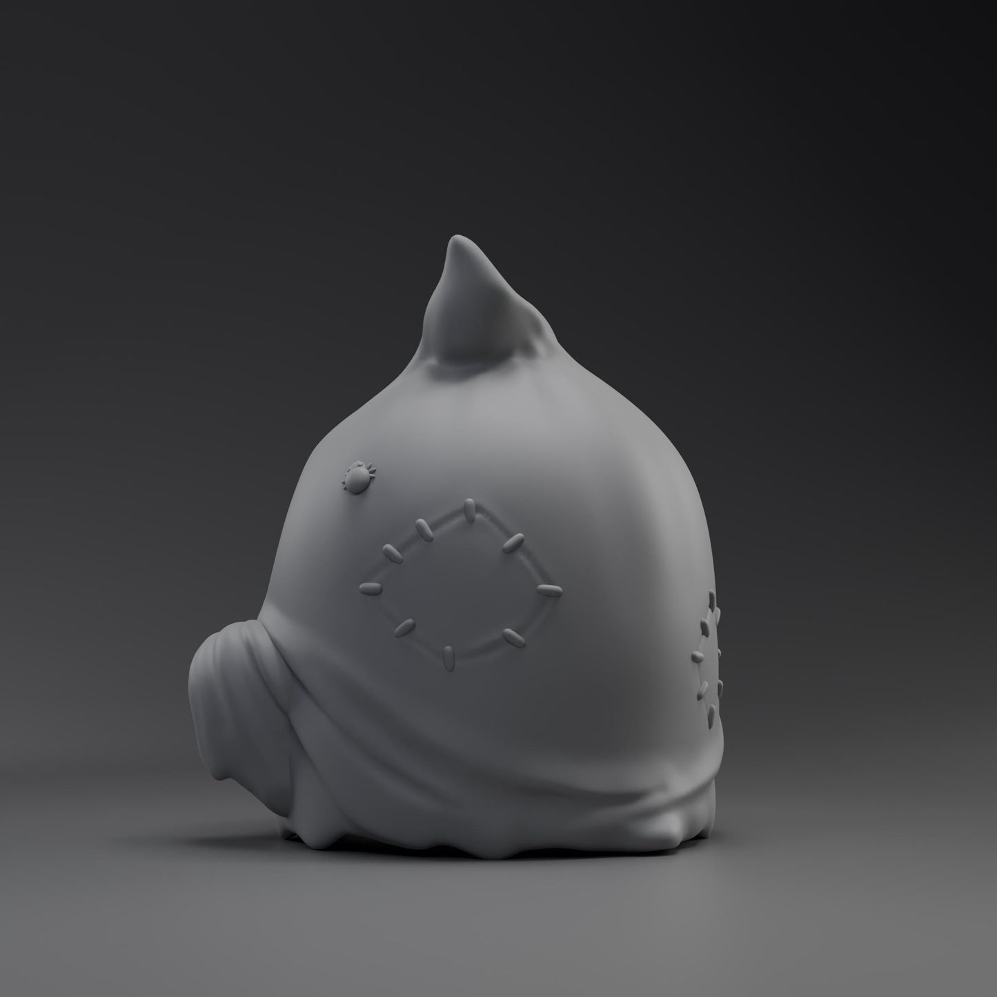 Boo - UNPAINTED - Grumpii Art Toy