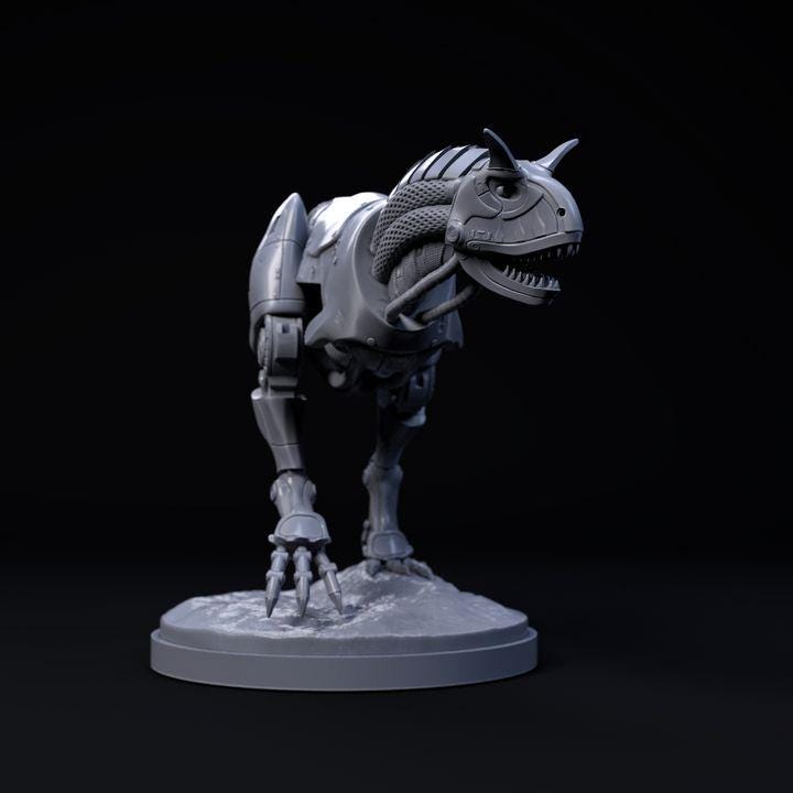 Carnotaurus Mecha Robot - Mecha Zoo - Dino and Dog Miniatures