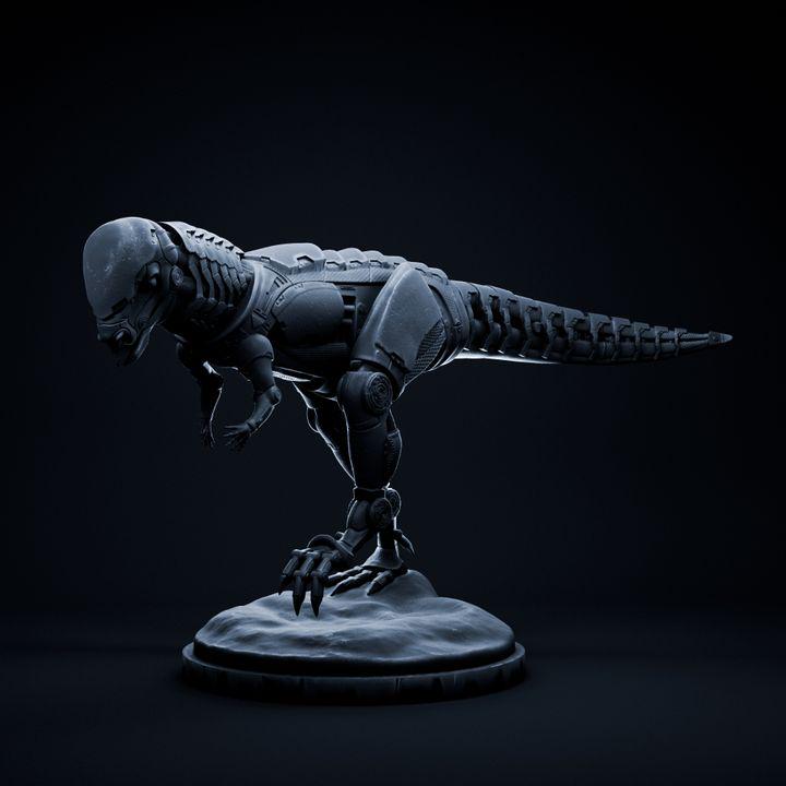 Pachycephalosaurus Mecha Robot - Mecha Zoo - Dino and Dog Miniatures