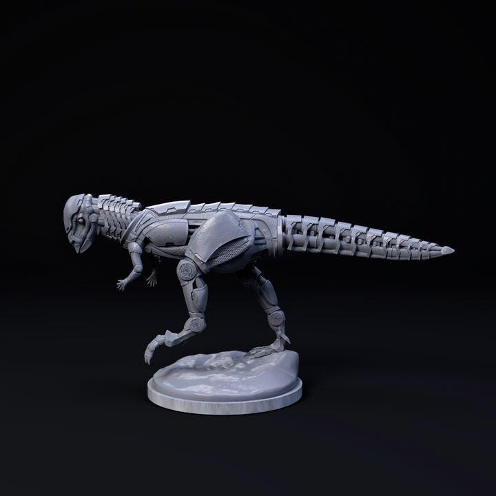 Pachycephalosaurus Mecha Robot - Mecha Zoo - Dino and Dog Miniatures