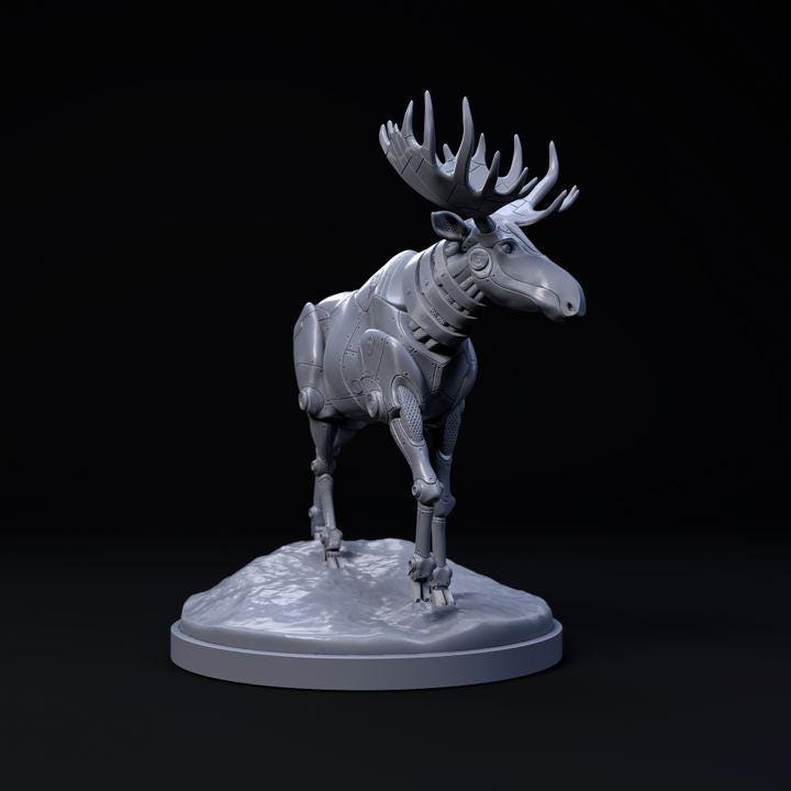 Moose Mecha Robot - Mecha Zoo - Dino and Dog Miniatures